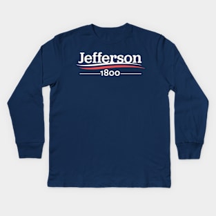 HAMILTON Hamilton Musical Jefferson 1800 Alexander Hamilton Election of 1800 Kids Long Sleeve T-Shirt